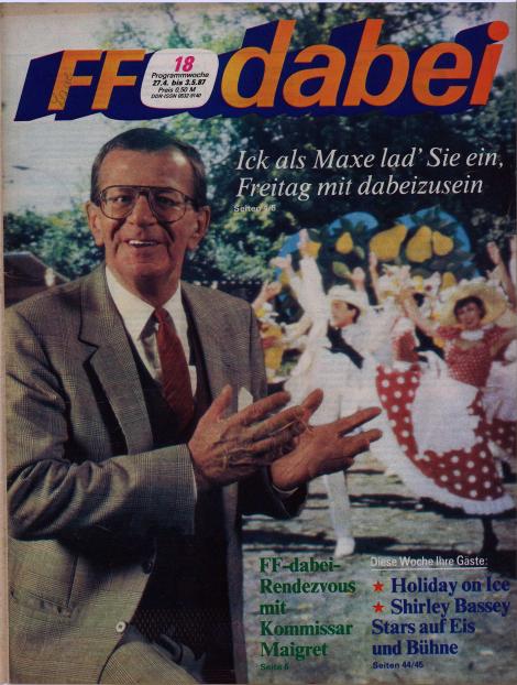 Foto: “FF dabei”, Nr. 18/1987, Titelfoto mit Gerd E. Schäfer