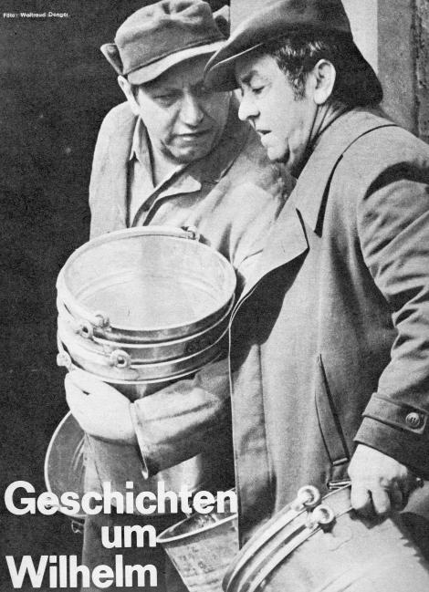Foto: Waltraut Denger; "FF dabei", Nr. 21/1971, Seite 17; im Bild von links: Rudolf Ulrich und Walter Lendrich