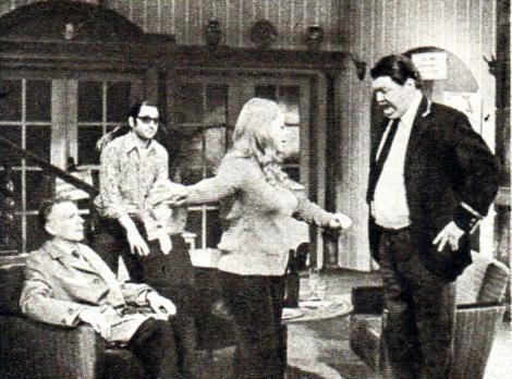 Foto: “FF dabei”, Nr. 33/1974, Seite 20; im Bild von links: Rolf Herricht, Heinz Rennhack, Ursula Staack und Gerd Ehlers