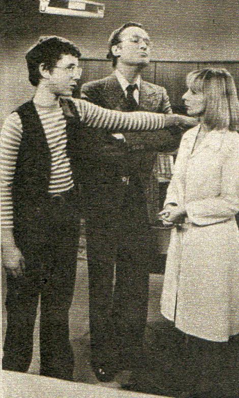 Foto: “FF dabei”, Nr. 53/1978, Seite 31; im Bild von links: Till Reinhold, Günter Wolf und Madeleine Lierck.